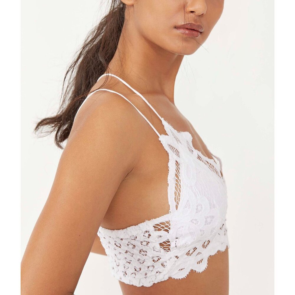 NWT FREE PEOPLE Adella Bralette / White - Picture 3 of 5